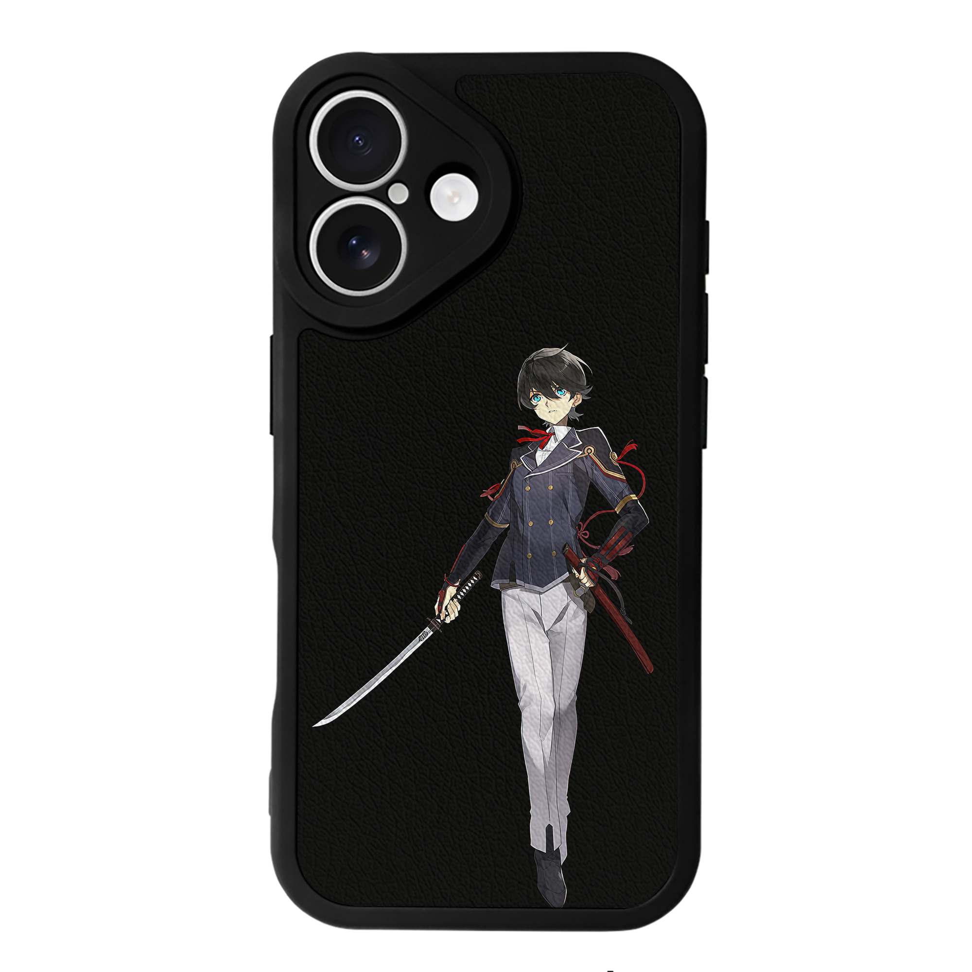（画像用） 刀剣乱舞 Touken Ranbu 【iPhone 16シリーズ対応】シリコンスマホケース（レザー調） 材質：シリコン